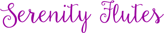 Serenity Flutes logo in one line