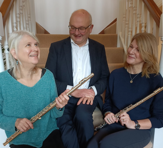 Ann Wright, Fergus Black and Julie Dearden informal photo